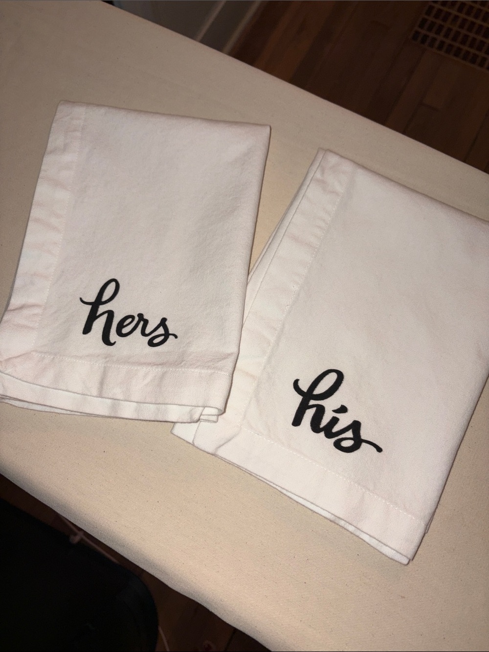 kate spade his & hers Cloth Napkin Set